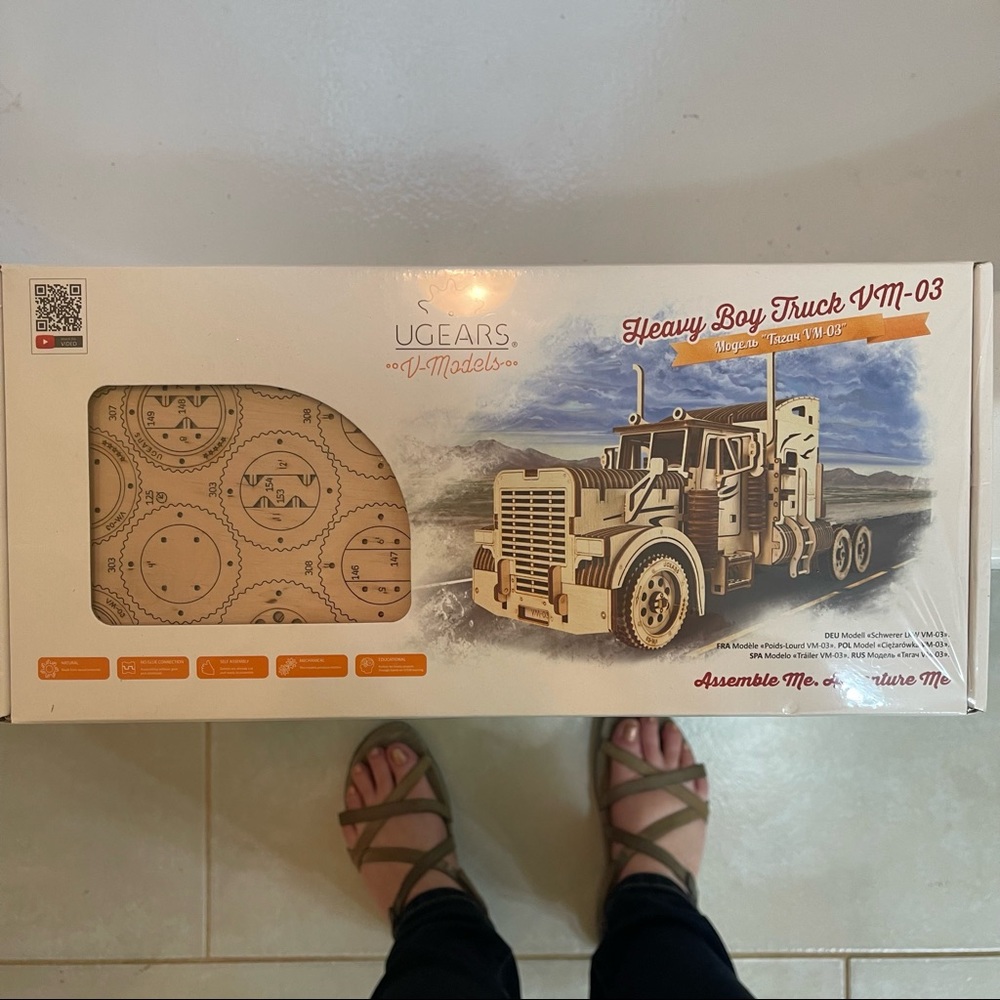 U Gears heavy boy truck VM3 wooden truck new without tags